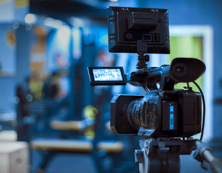 Professional Camera Equipment setup